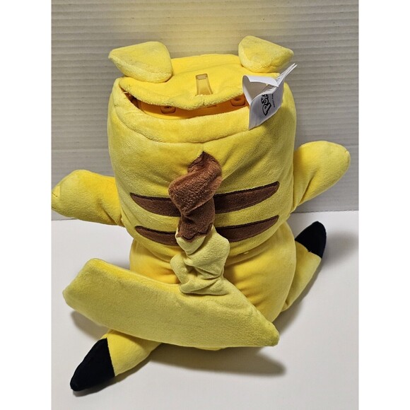 Pikachu Official Pokemon My Friend Tomy 2021 Talking & Light Up Cheeks Plush Toy - Picture 9 of 12